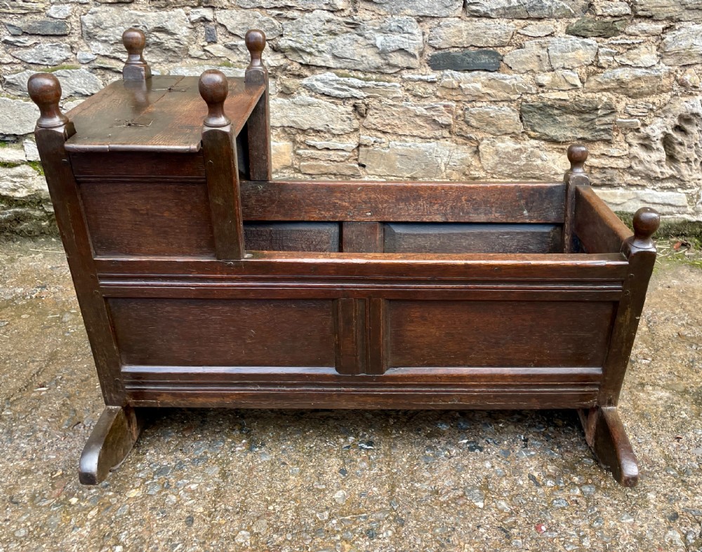 18th Century Oak Cradle View VI