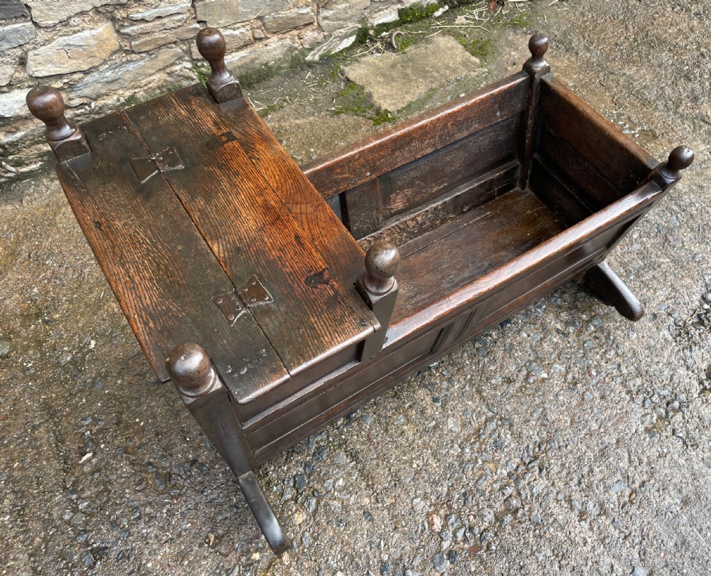 18th Century Oak Cradle View VII