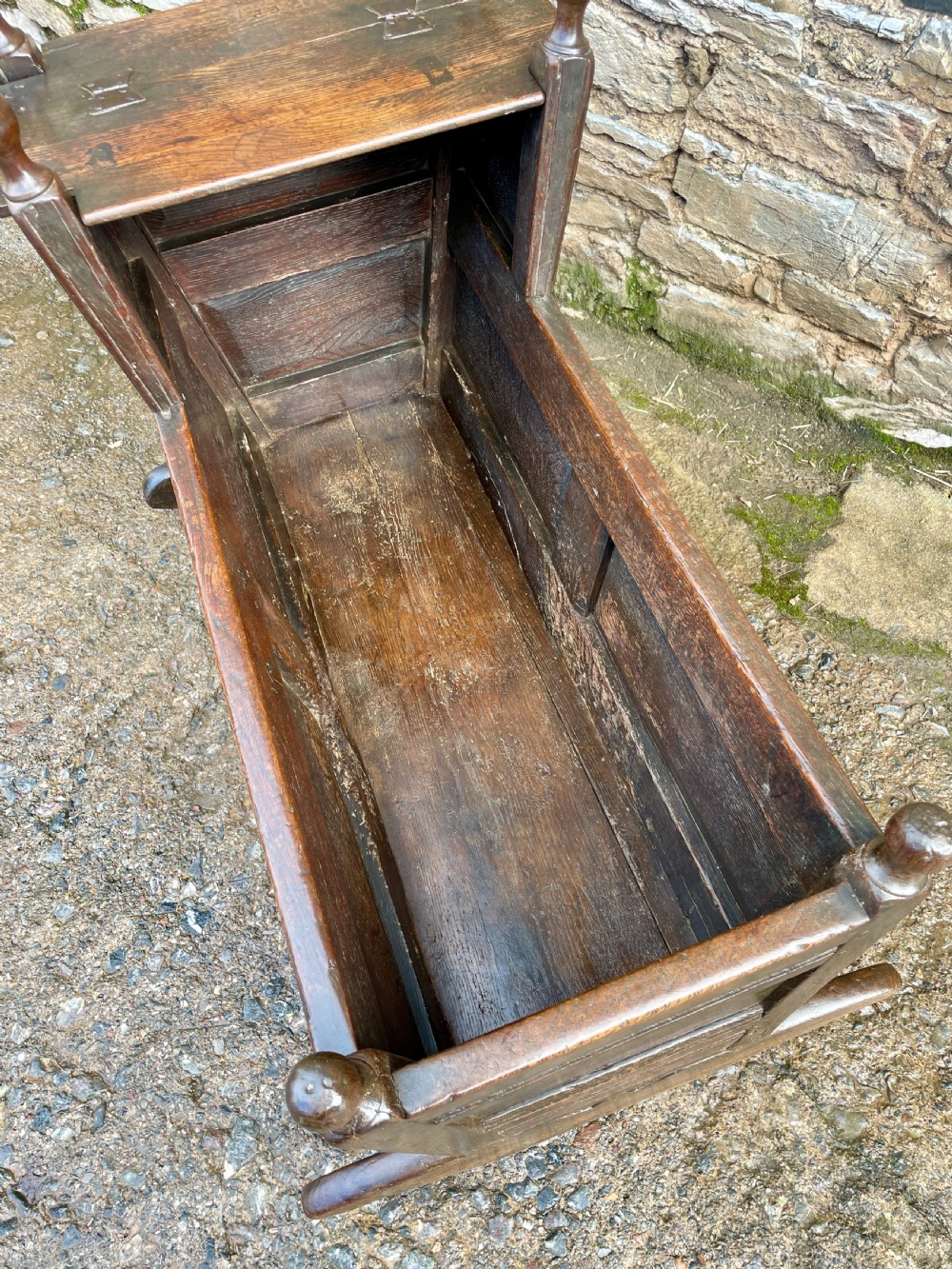 18th Century Oak Cradle View VIII