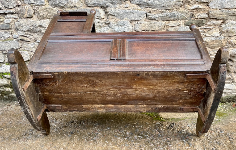 18th Century Oak Cradle View X