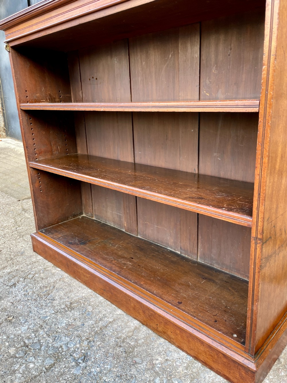 Victorian Walnut Open Bookcase View XII