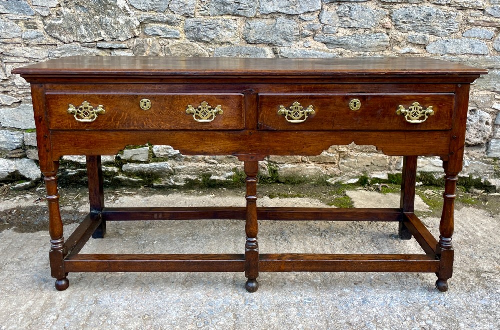 Georgian Oak Dresser Base View II