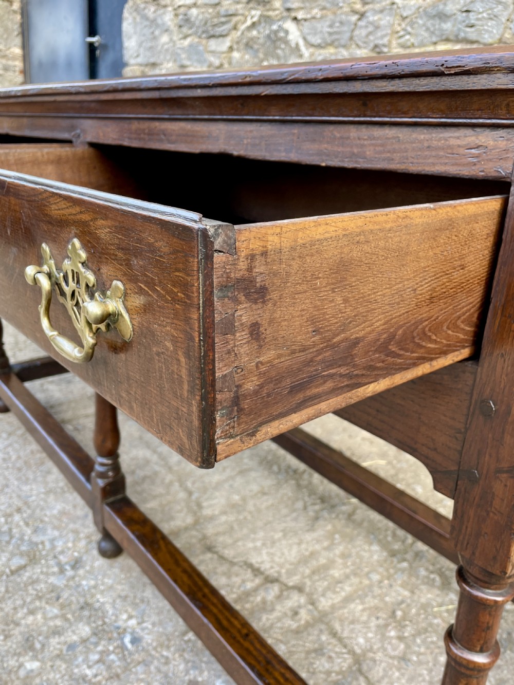 Georgian Oak Dresser Base View VI