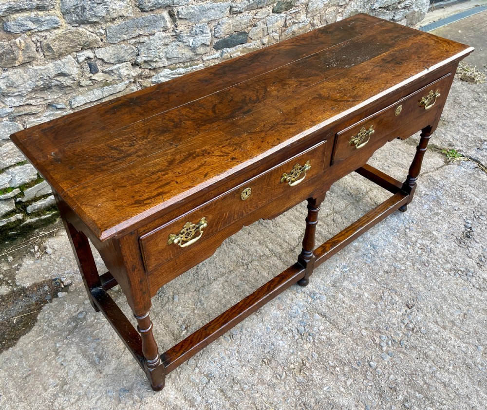 Georgian Oak Dresser Base View VII
