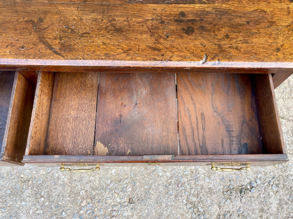 Georgian Oak Dresser Base View X
