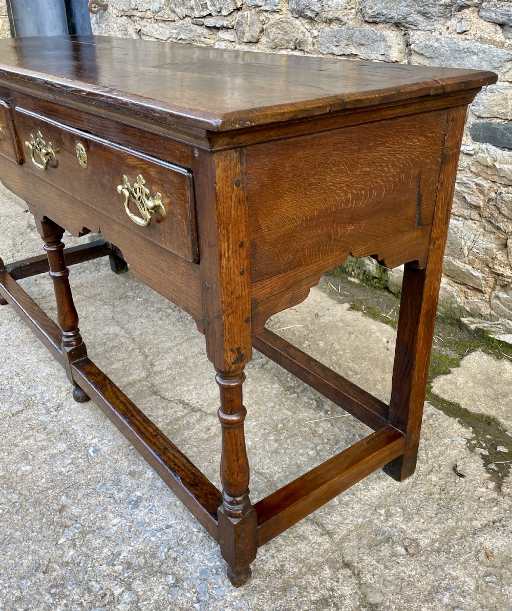 Georgian Oak Dresser Base View XV