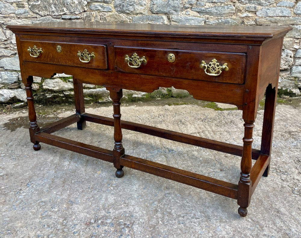 Georgian Oak Dresser Base View XVI