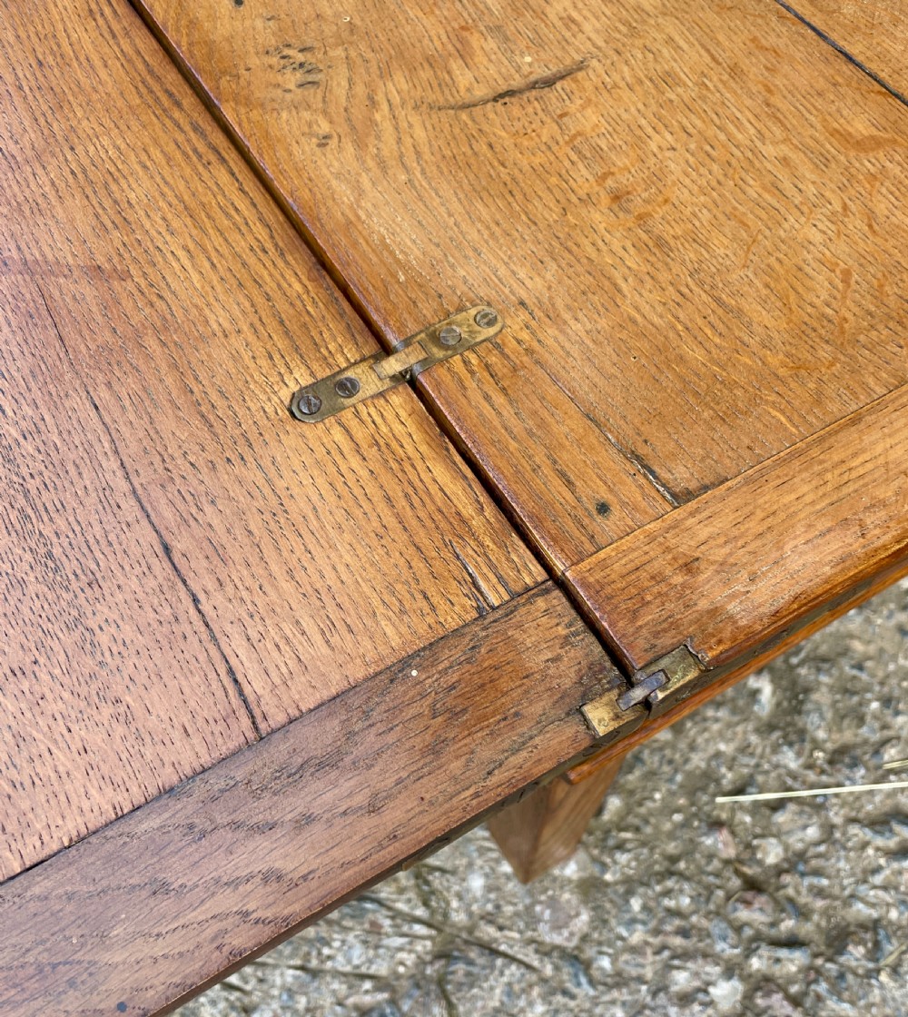 Antique Oak Fold-Over Coffee Table View VII