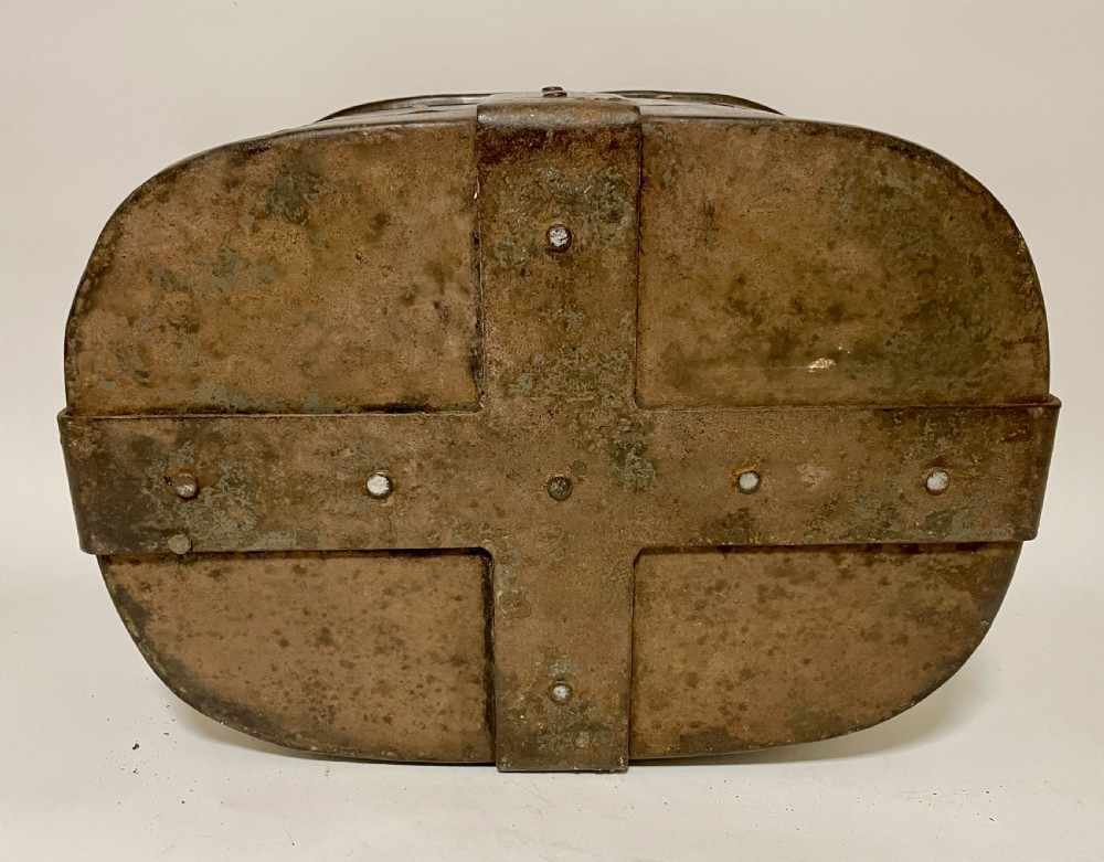 Arts and Crafts Steel and Copper Coal Bucket View XIII