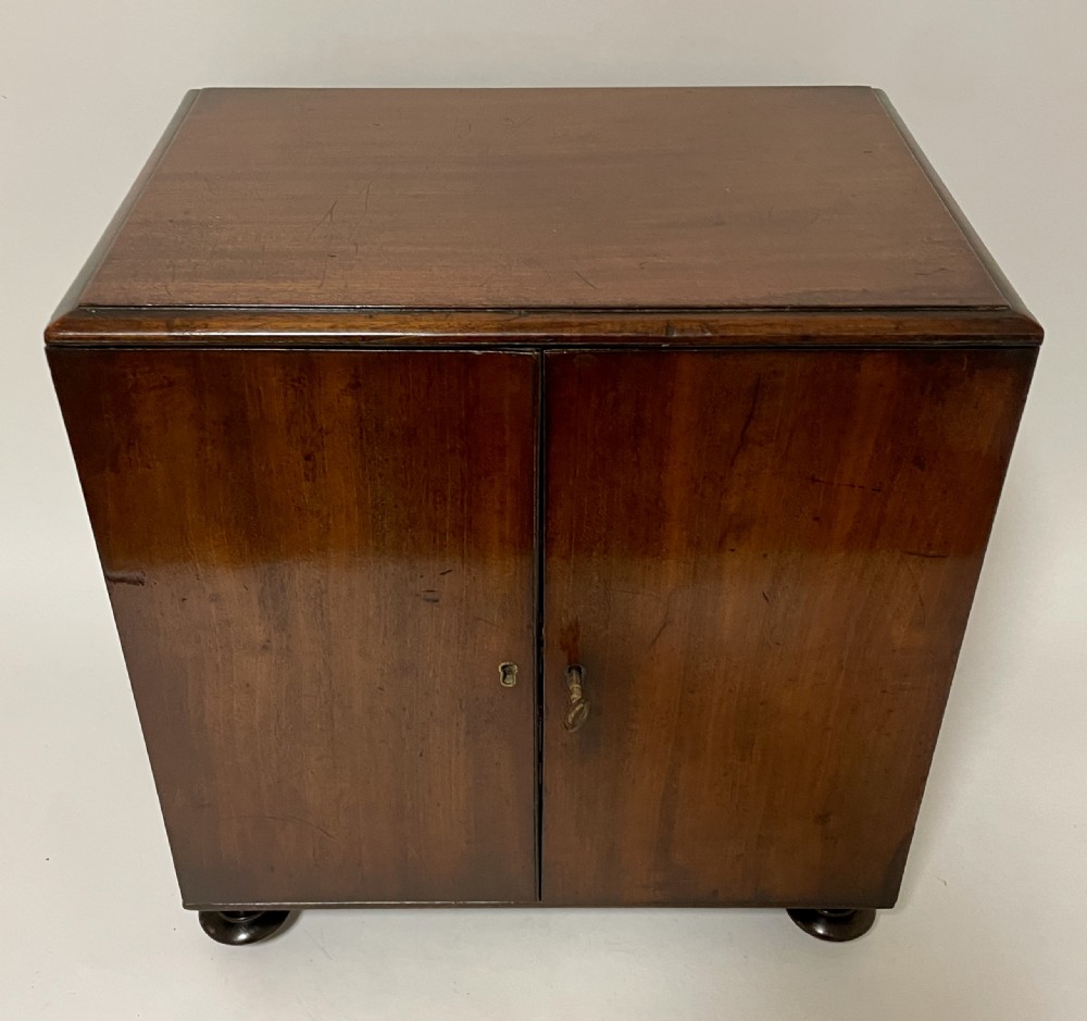 Regency Mahogany Table Cabinet View II