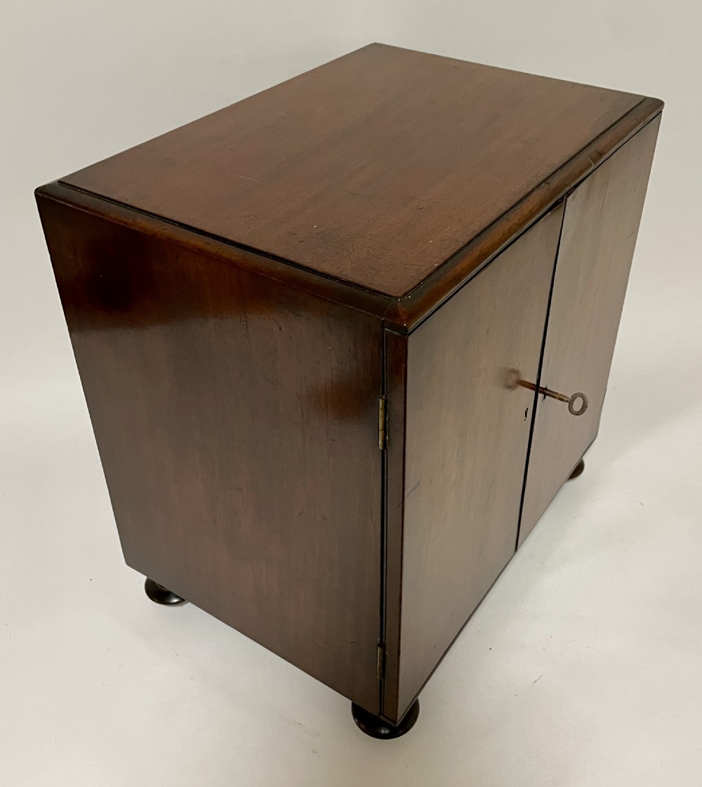 Regency Mahogany Table Cabinet View VI
