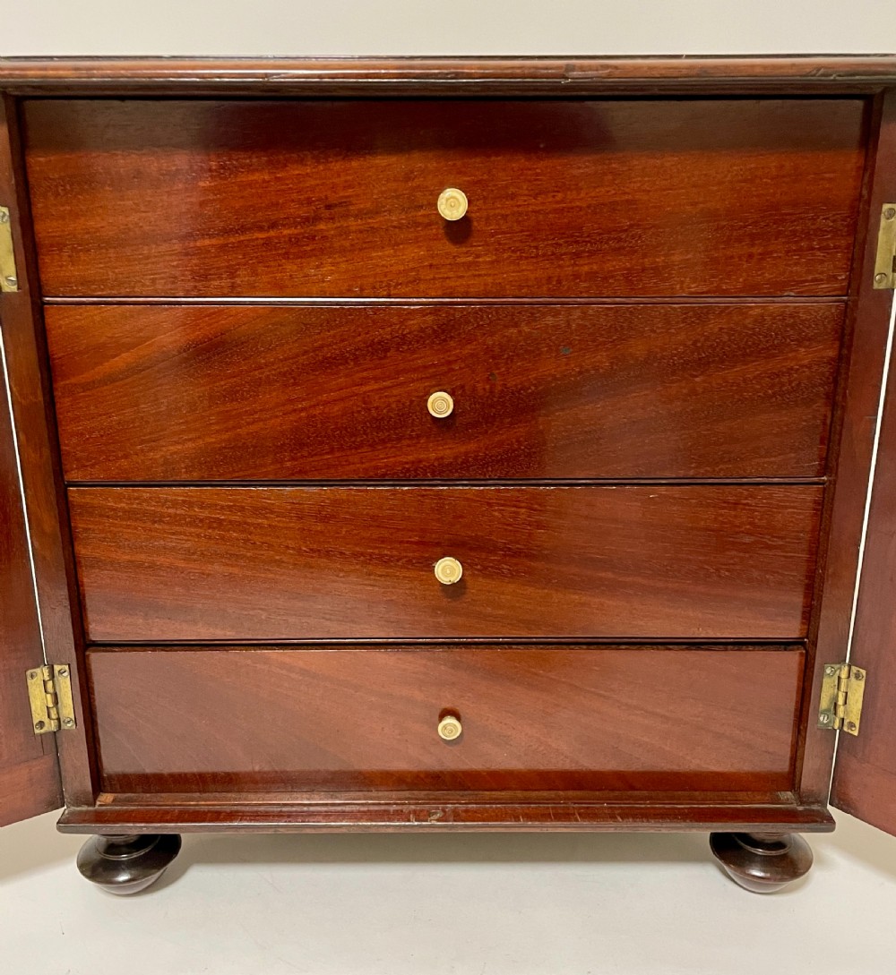 Regency Mahogany Table Cabinet View XVI