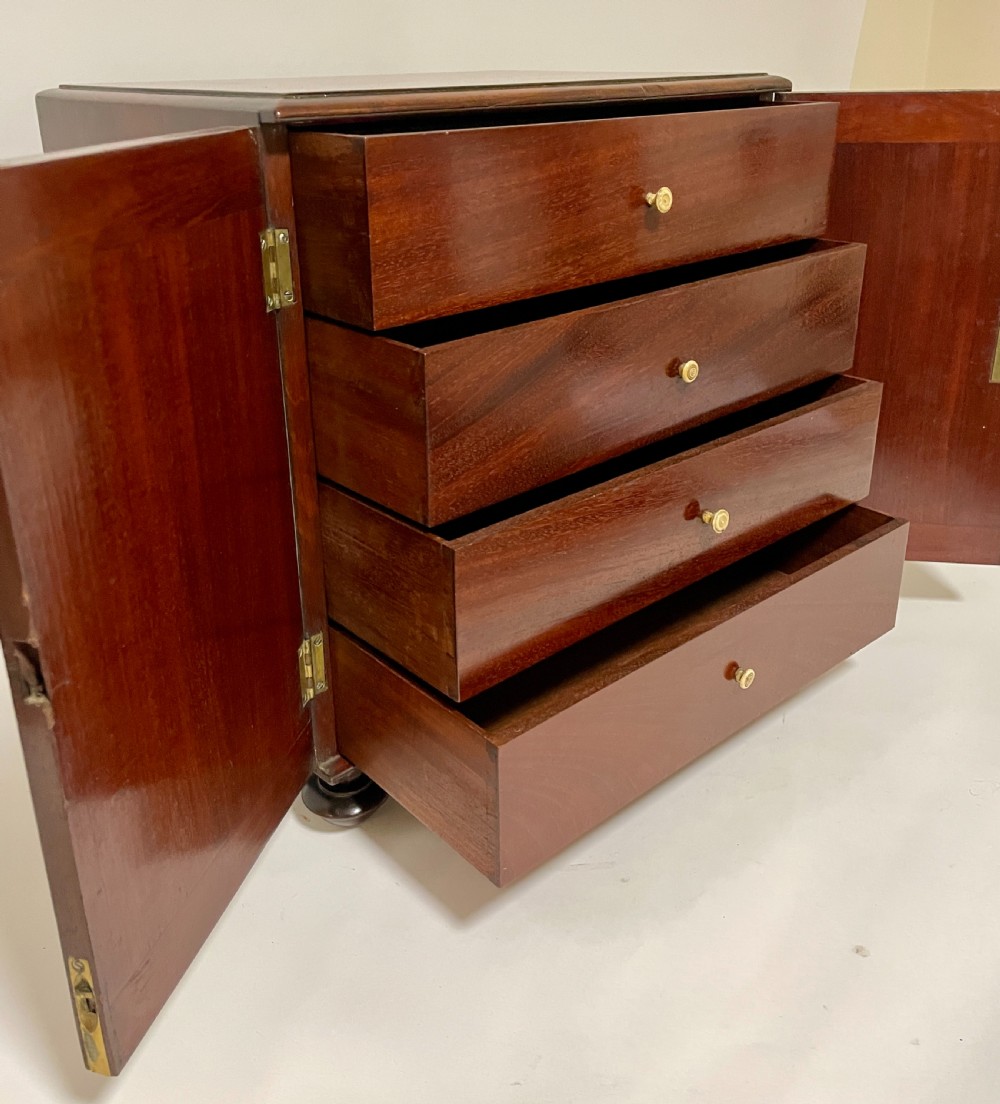 Regency Mahogany Table Cabinet View XVII