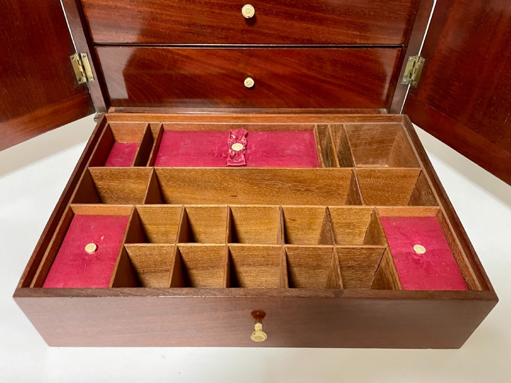 Regency Mahogany Table Cabinet View XXI