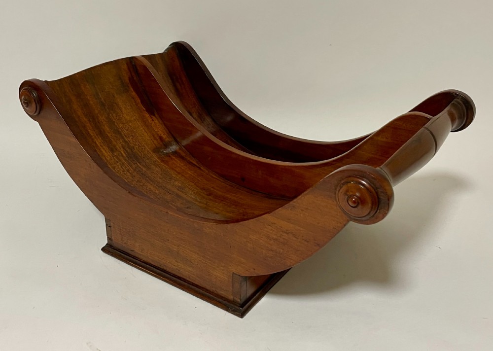 Georgian Mahogany Cheese Coaster View II