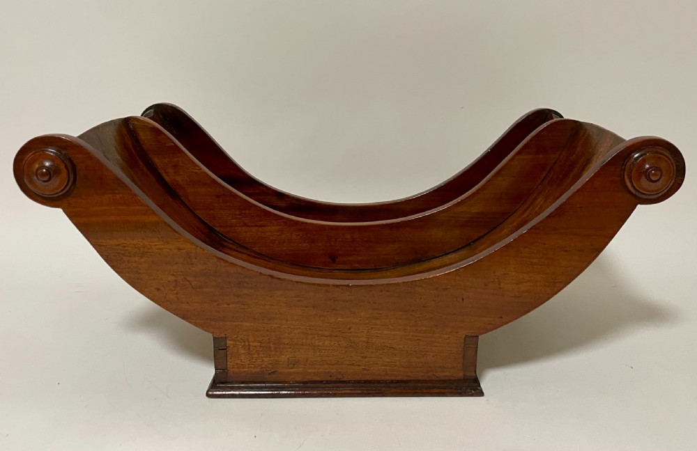 Georgian Mahogany Cheese Coaster View V