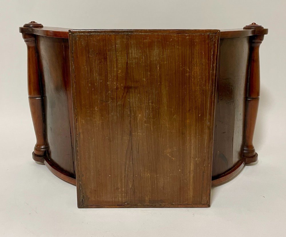 Georgian Mahogany Cheese Coaster View VI