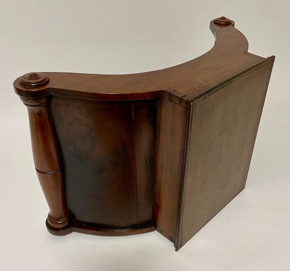 Georgian Mahogany Cheese Coaster View VIII