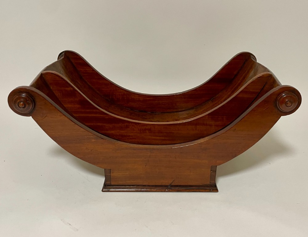 Georgian Mahogany Cheese Coaster View X