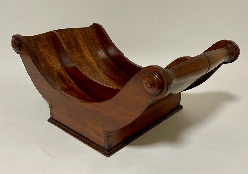 Georgian Mahogany Cheese Coaster View XI