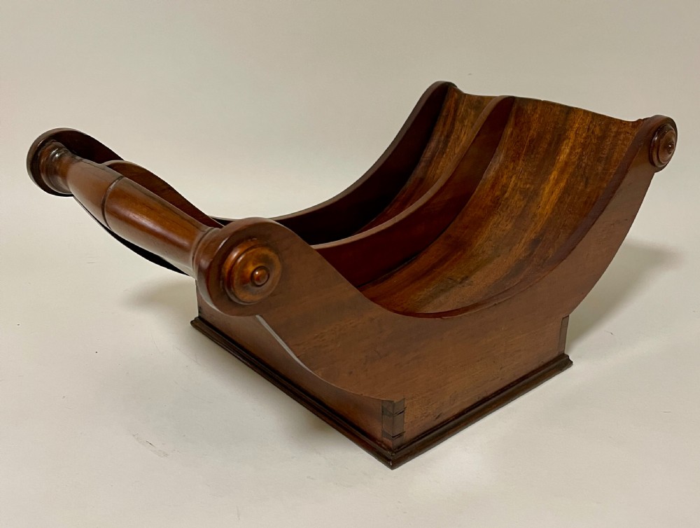 Georgian Mahogany Cheese Coaster View XII
