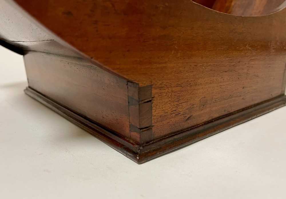 Georgian Mahogany Cheese Coaster View XIV