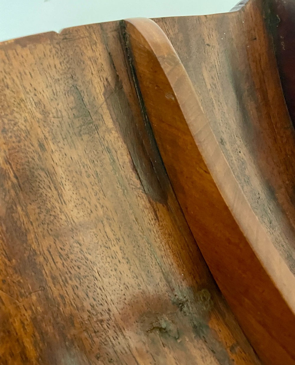 Georgian Mahogany Cheese Coaster View XVI