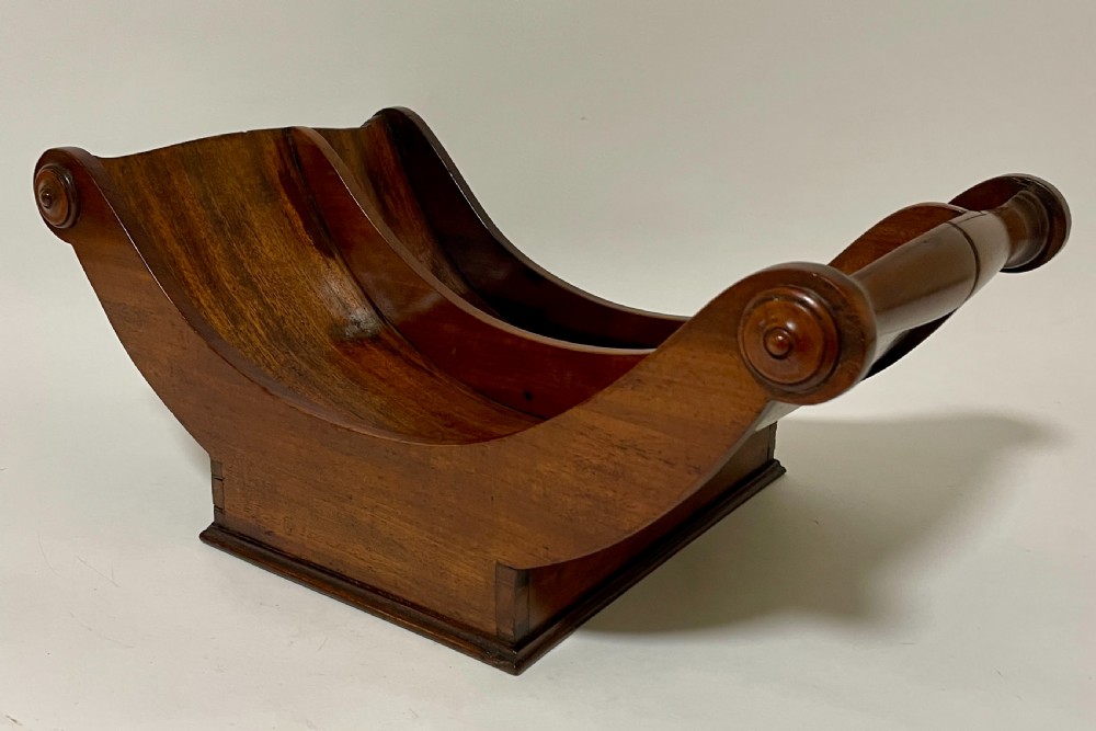 Georgian Mahogany Cheese Coaster View XVII