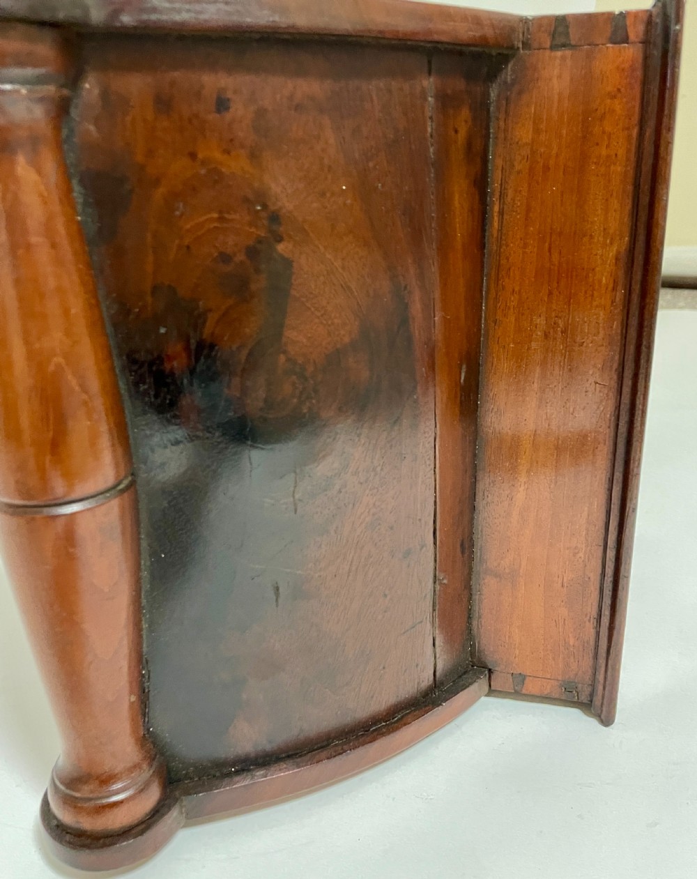 Georgian Mahogany Cheese Coaster View XVIII