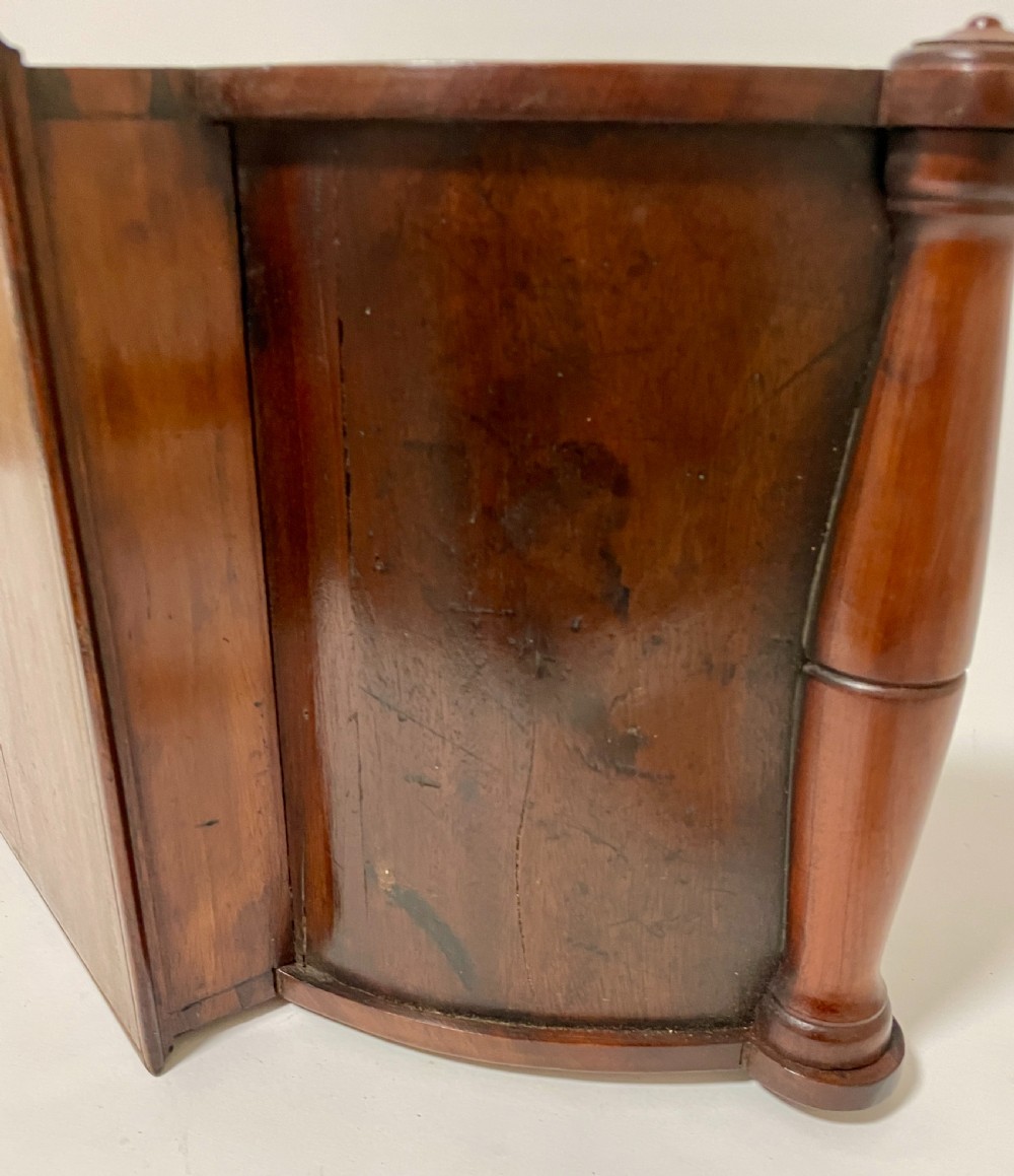 Georgian Mahogany Cheese Coaster View XIX