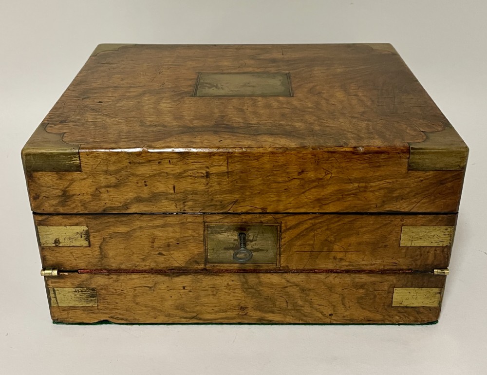 Victorian Walnut Writing Slope
