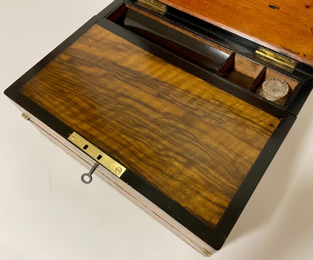 Victorian Walnut Writing Slope View V