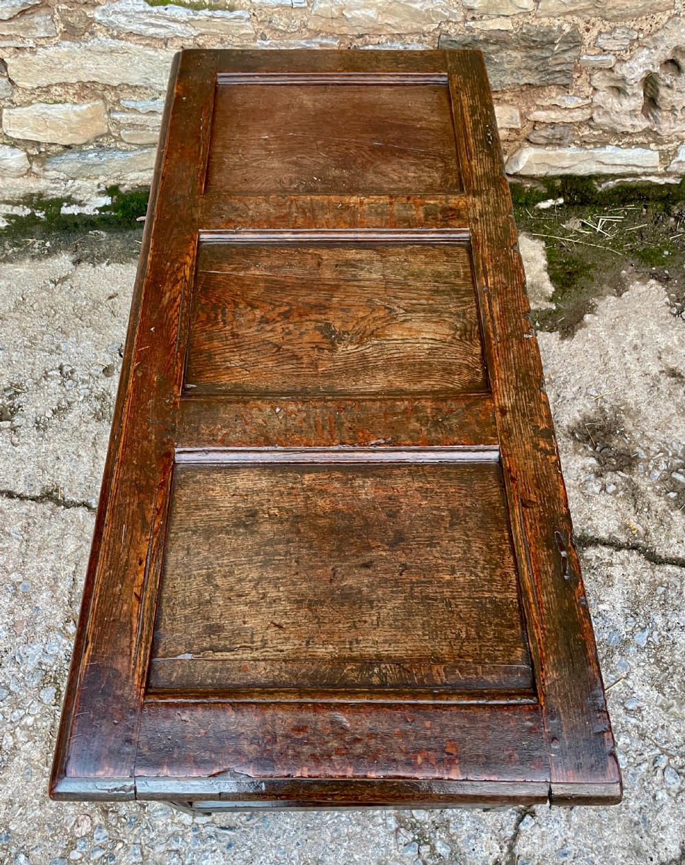 18th Century Oak Panelled Coffer View XXII