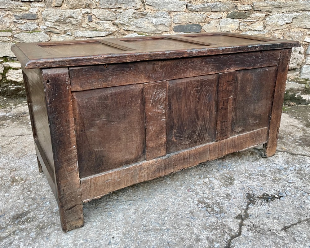 18th Century Oak Panelled Coffer View XXIII