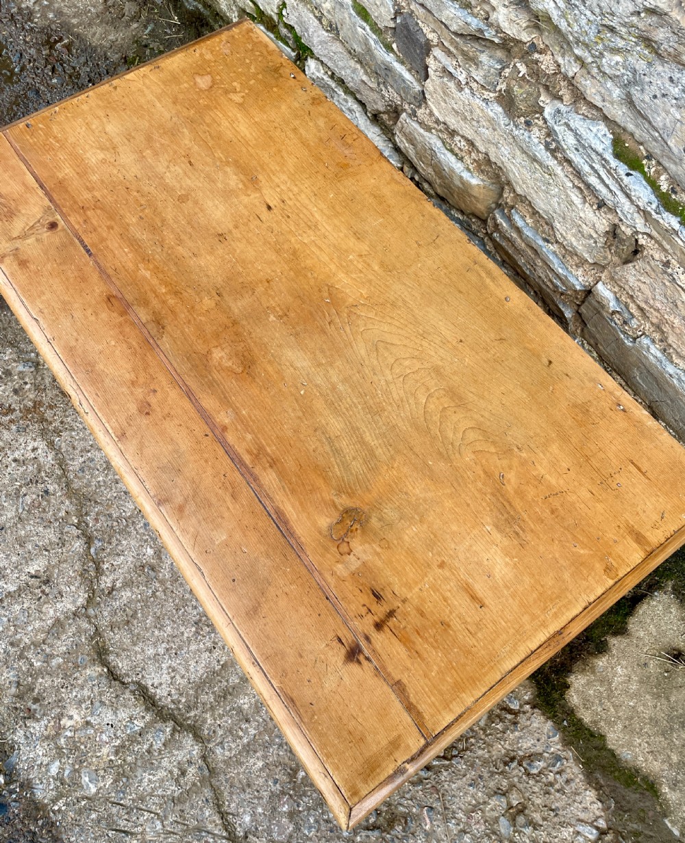 Antique Pine Blanket Box View XIII
