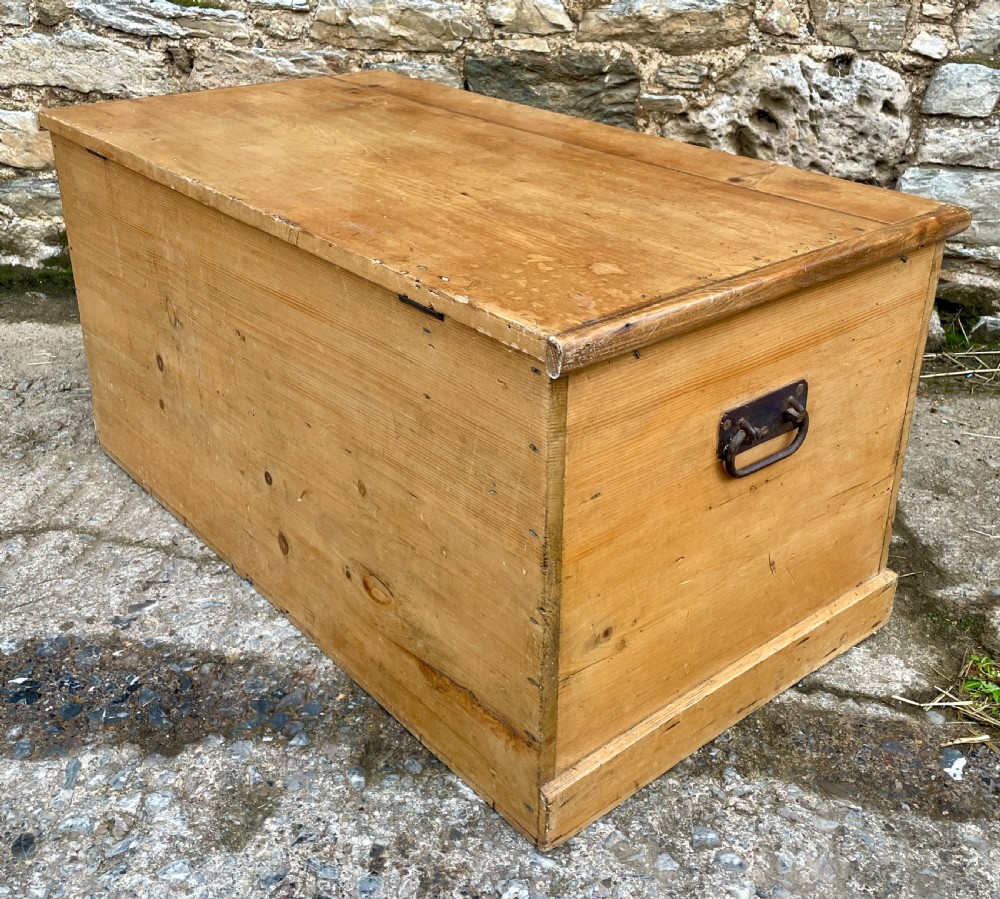 Antique Pine Blanket Box View XVIII