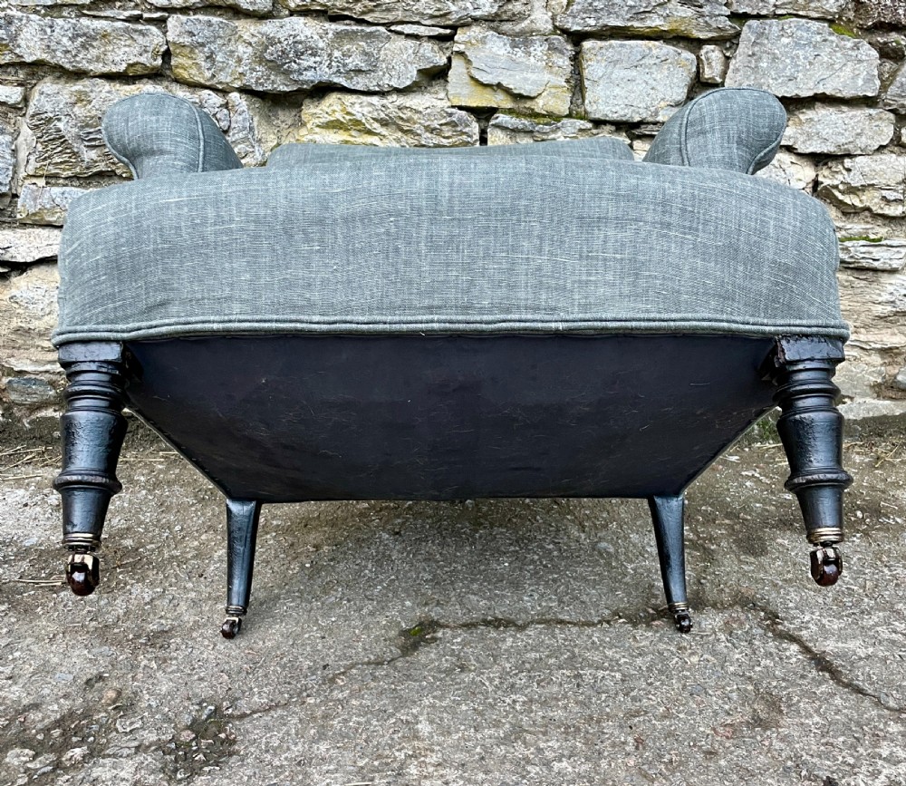 Antique French Upholstered Armchair View XIX