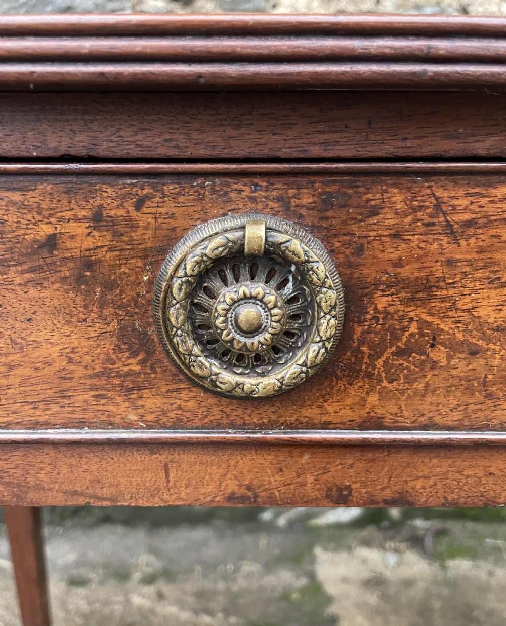 Large Georgian Mahogany Side Table View VIII