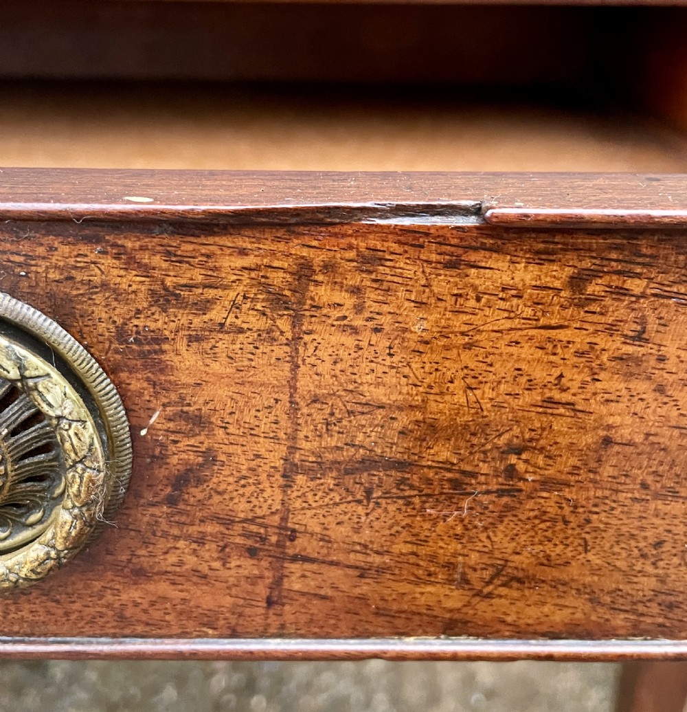 Large Georgian Mahogany Side Table View X