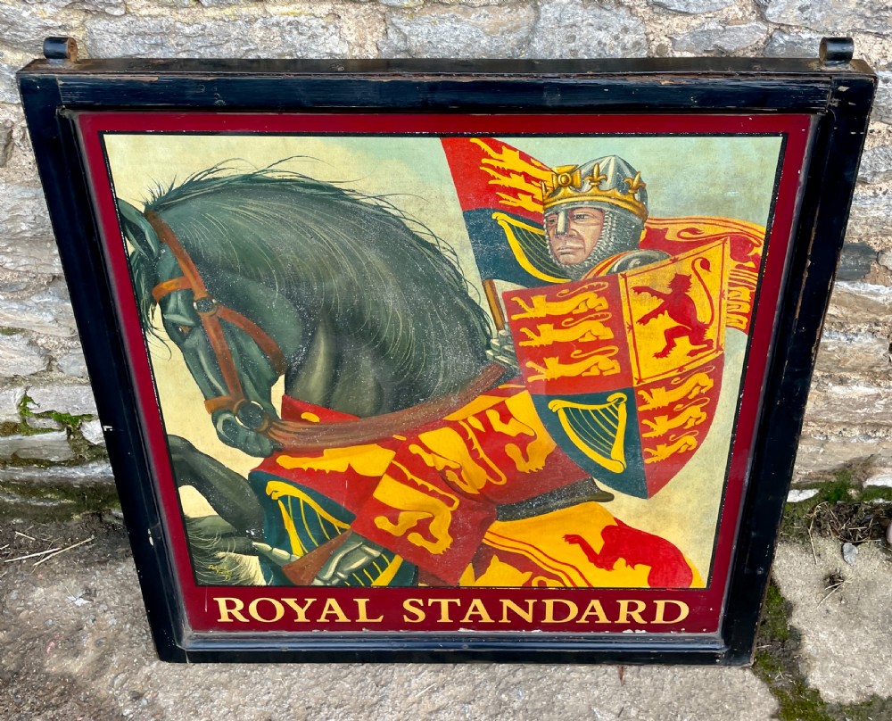 Original Double Sided Royal Standard Pub Sign View II