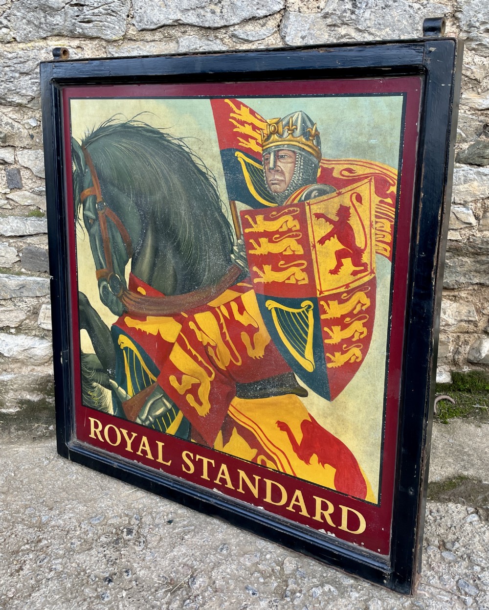Original Double Sided Royal Standard Pub Sign View IX