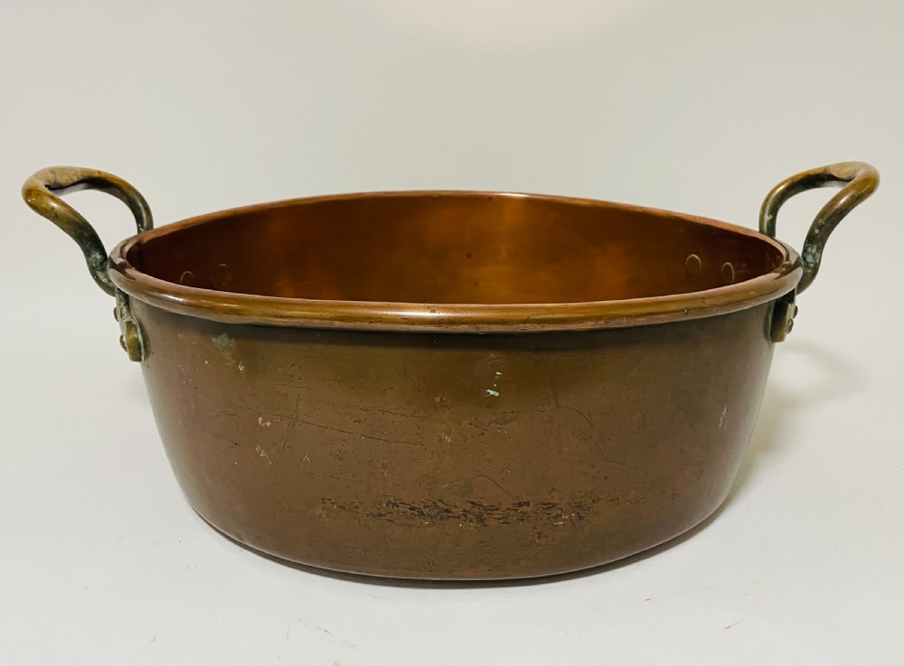 Victorian Copper Jam Pan View II
