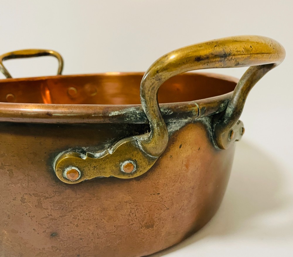 Victorian Copper Jam Pan View XI