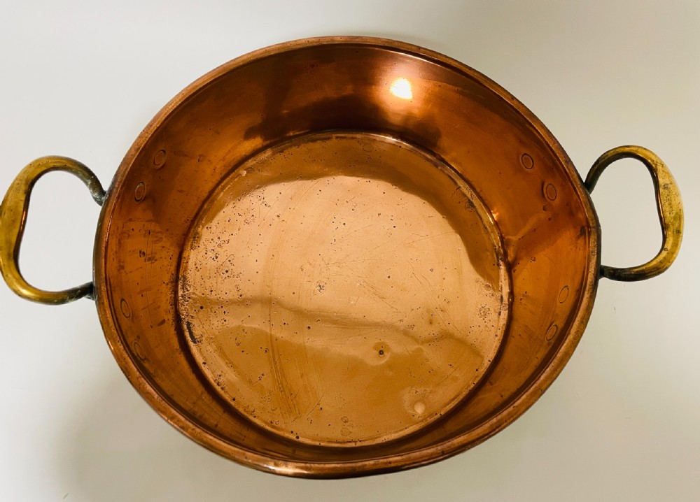 Victorian Copper Jam Pan View XIII