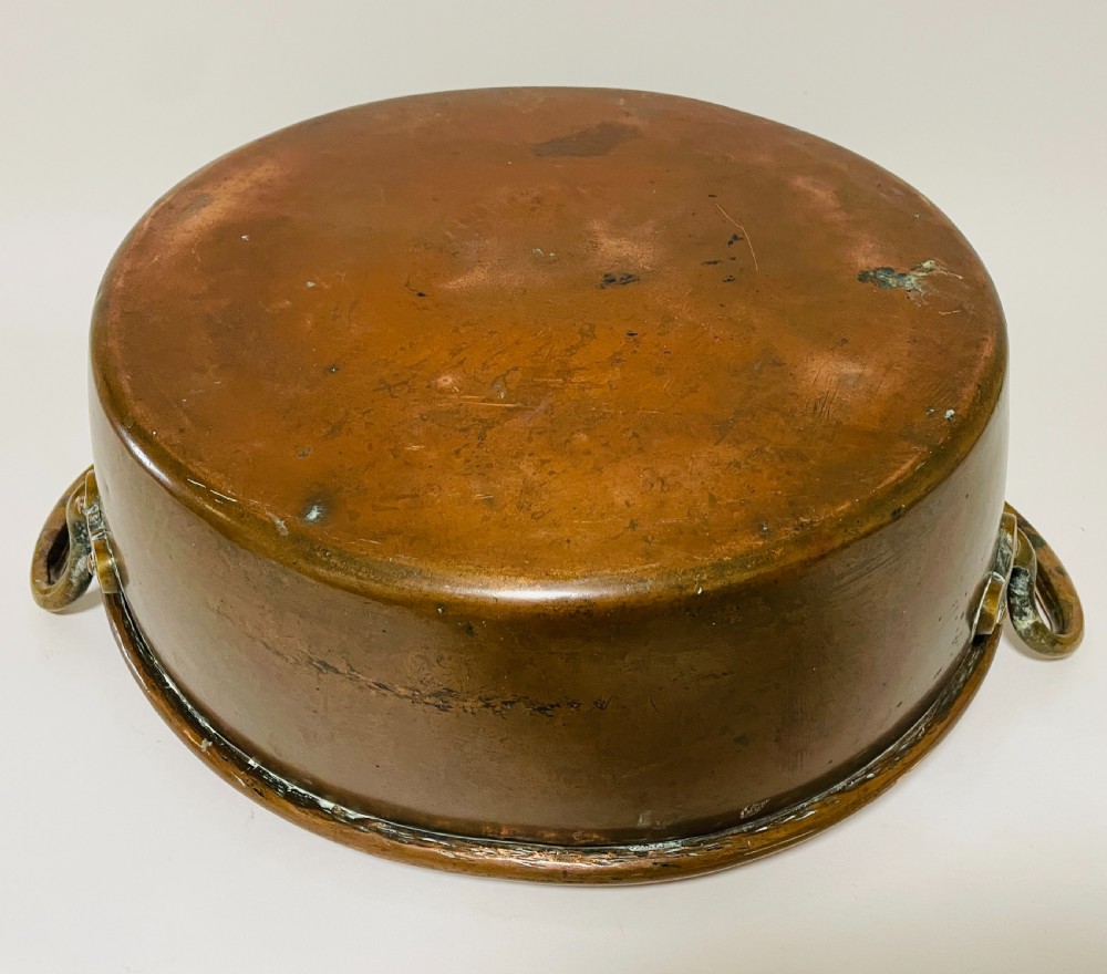 Victorian Copper Jam Pan View XIV