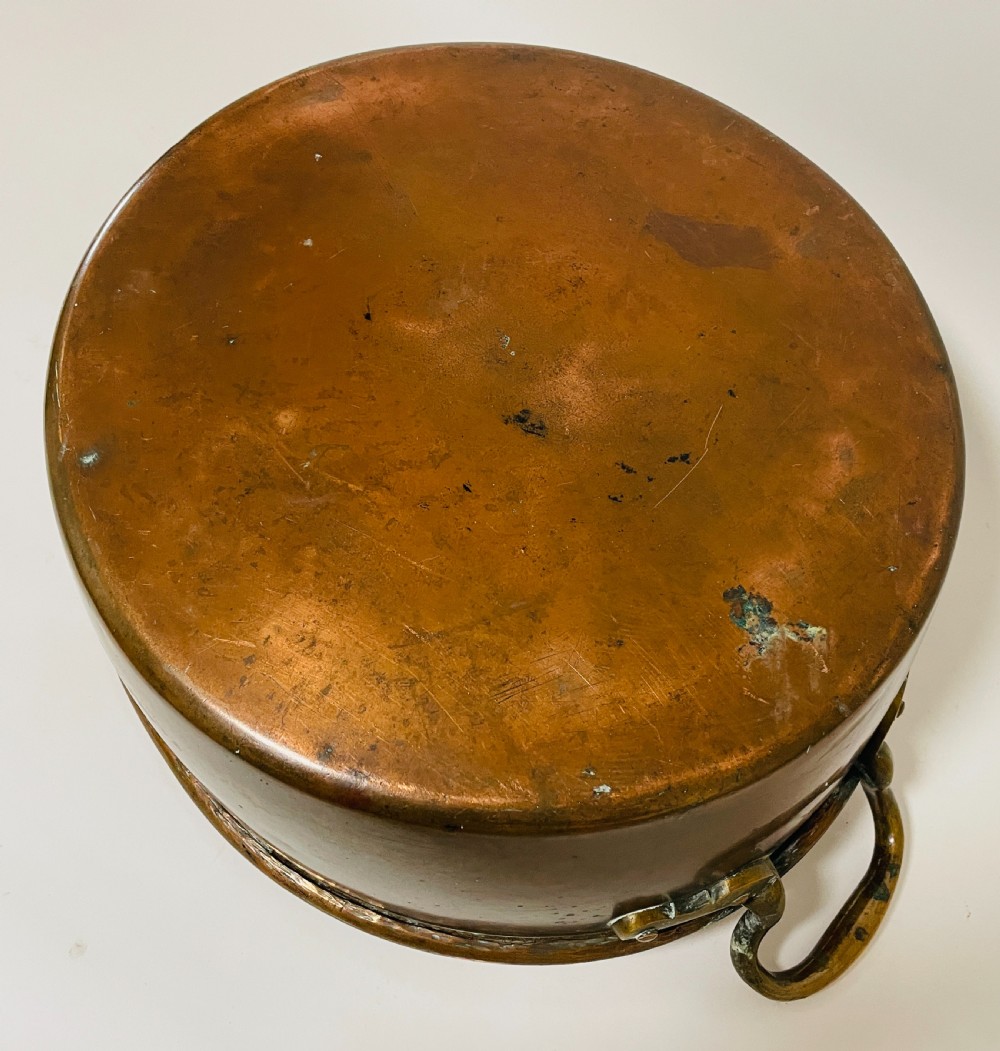 Victorian Copper Jam Pan View XV