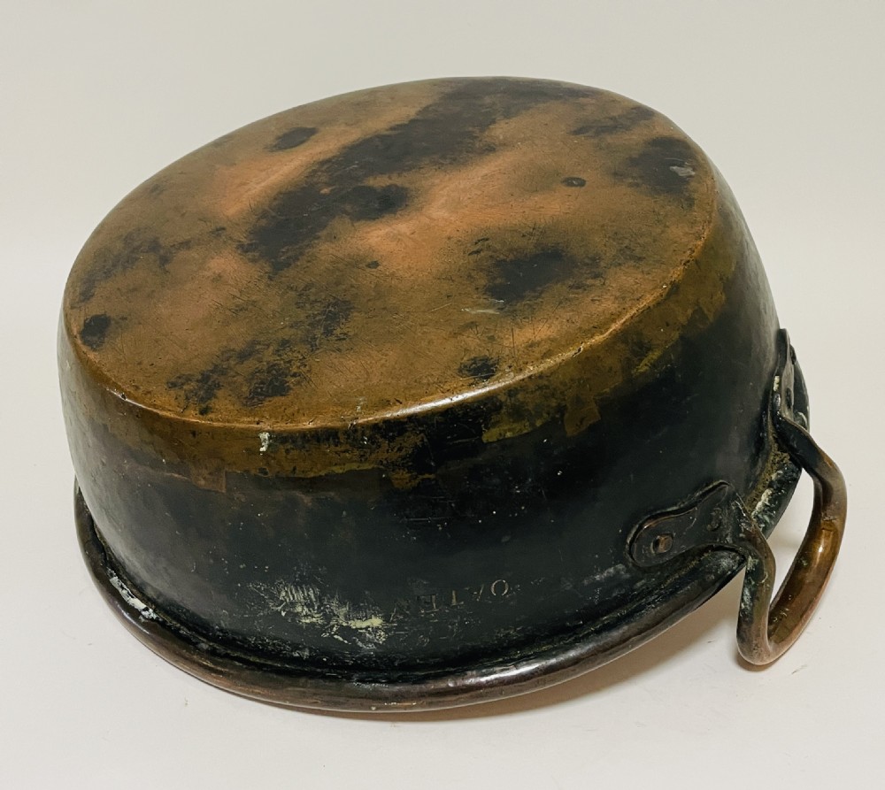 Early Victorian Copper Jam Pan View XIII