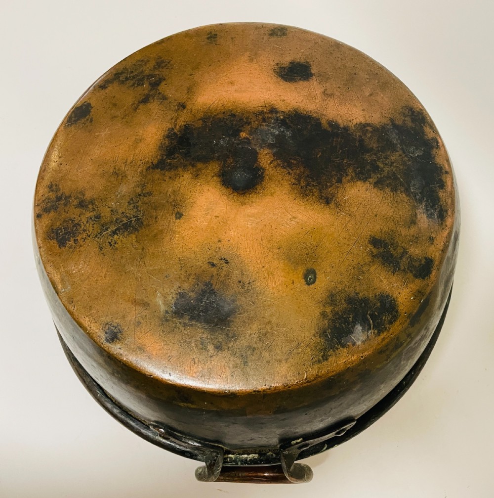 Early Victorian Copper Jam Pan View XIV