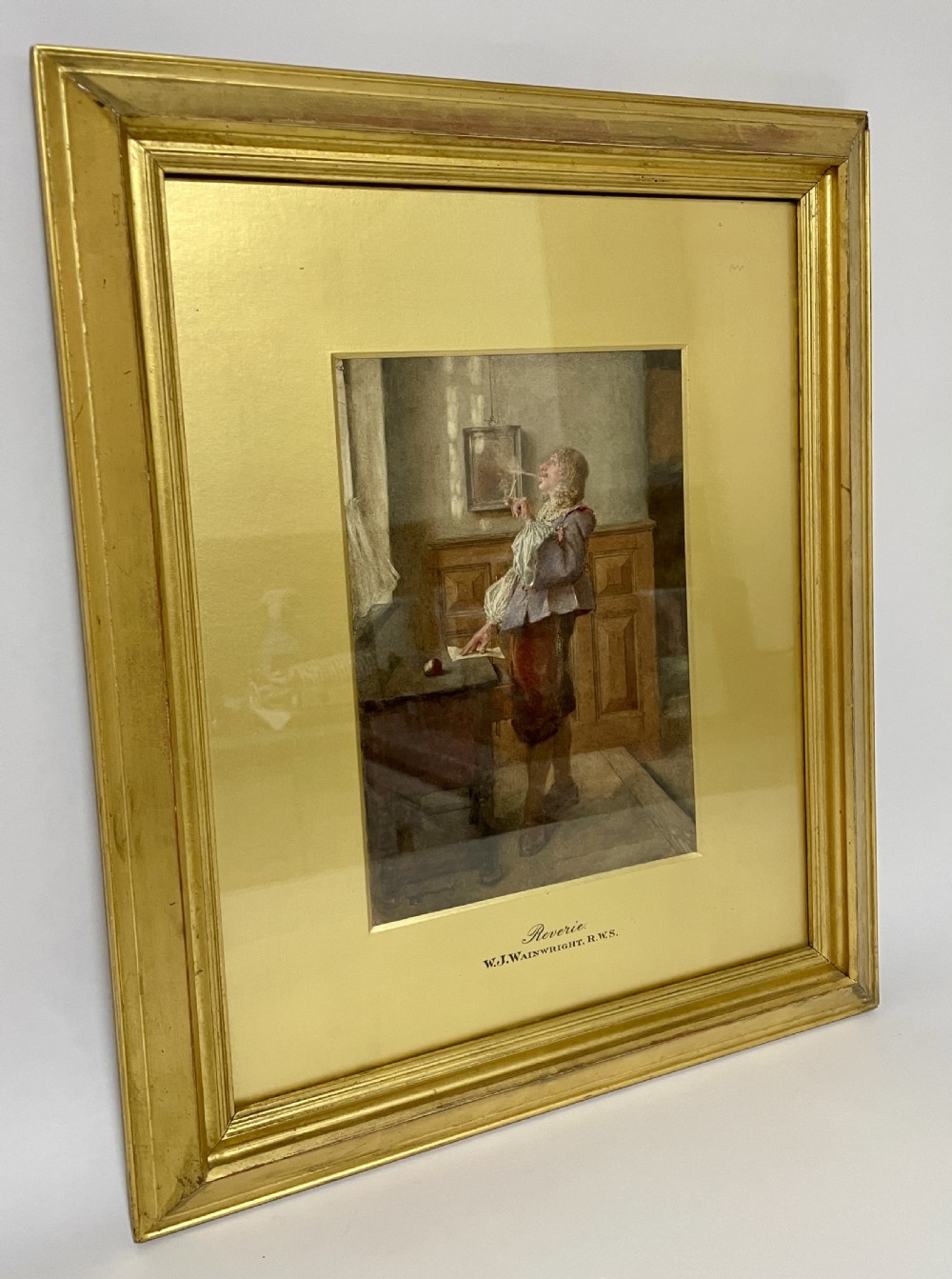 'Reverie' Watercolour by W.J.Wainwright View II