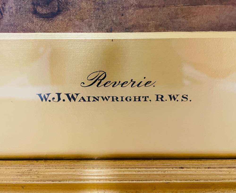 'Reverie' Watercolour by W.J.Wainwright View IV